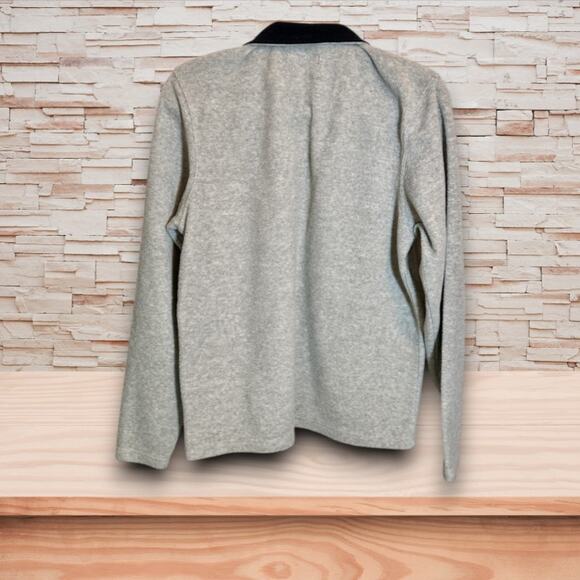 Vintage Guess Quarter-Zip Fleece Pullover Sweatshirt Size Medium - Picture 2 of 3